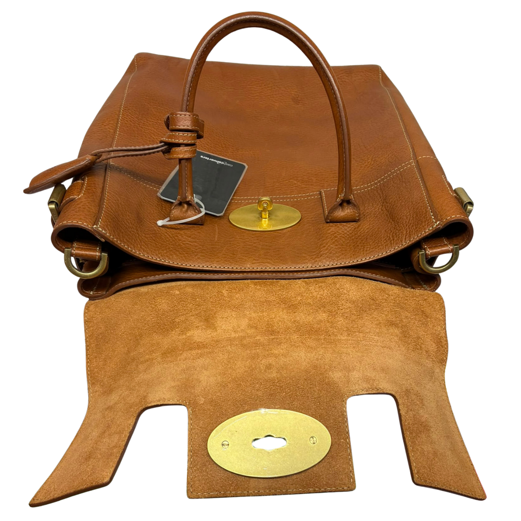 Mulberry Cara Delevingne Convertible Backpack Natural Leather Oak