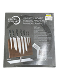 Mercer Culinary Magnetic Knife Board On Stand 14 1/8 X 10 1/4 Stainless Steel
