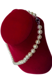 Round White Pearl Fashion Necklace