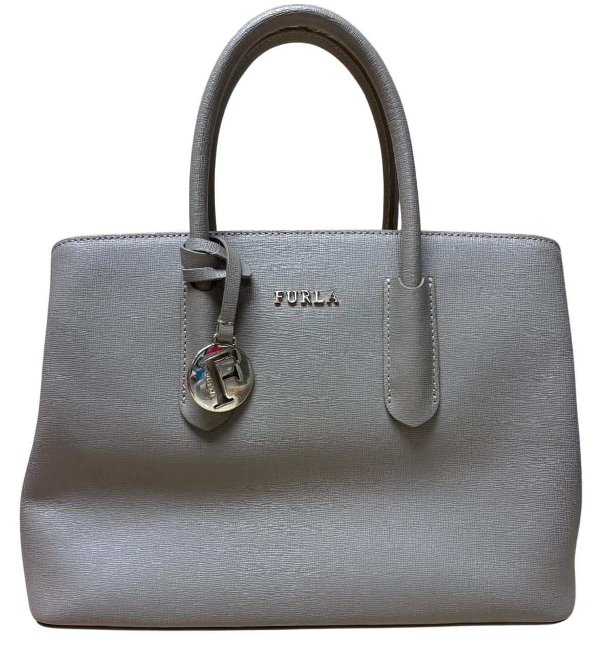Furla Tessa 2way Handbag Gray Main image