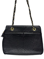 Bally Quilted Shoulder Tote Bag