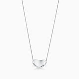 Tiffany & Co Elsa Peretti Bean Design 925 Silver Pendant Necklace