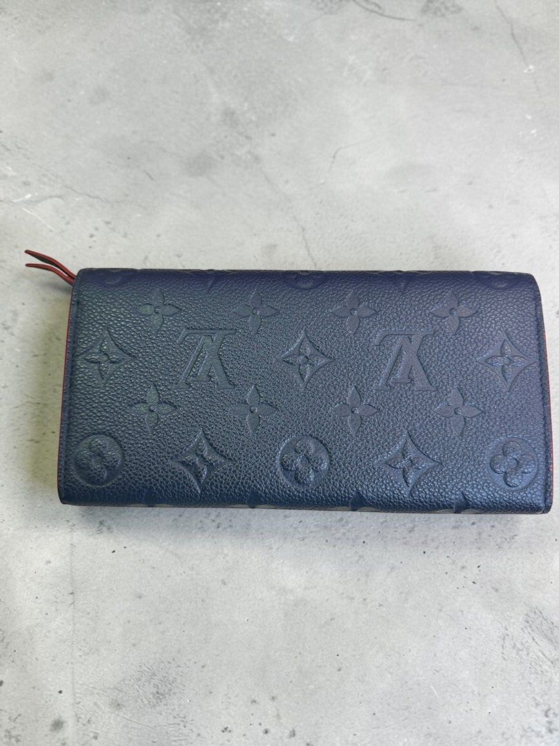 Louis Vuitton Emilie wallet Monogram Empreinte Leather (H9 x L19 cm)