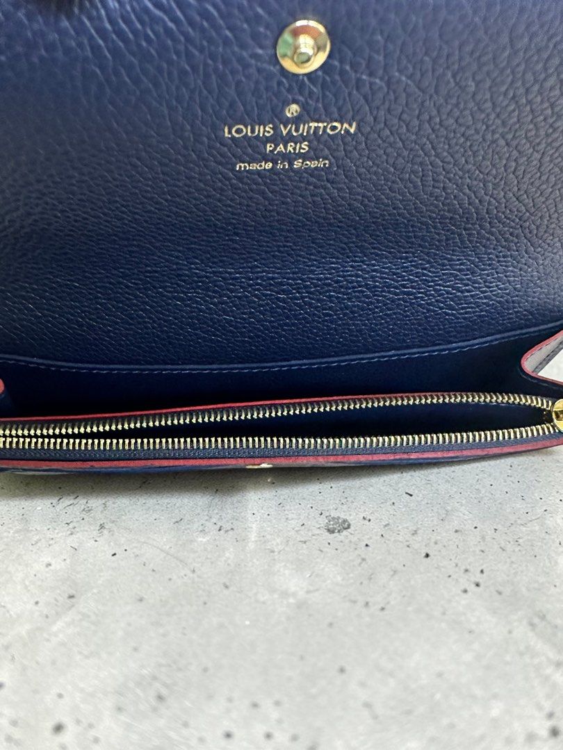 Louis Vuitton Emilie wallet Monogram Empreinte Leather (H9 x L19 cm)