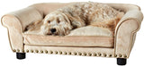 Enchanted Home Pet Dreamcatcher Dog Sofa, 33.5 by 21 by 12.5-Inch, Caramel, Medium (26-50 lbs)