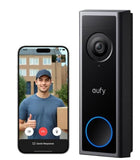 EUFY Security Video Doorbell C30, Battery Powered, 2K FHD, 4:3 Expanded View, Easy Installation, Ring Call, Human and Motion Detection, HomeBase S380 Compatible,