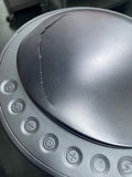 EuropAce Air Purifying Dual Bladeless Fan EBF Z1 Gun Metal Moving Dual Side And 3 Way Air Flow