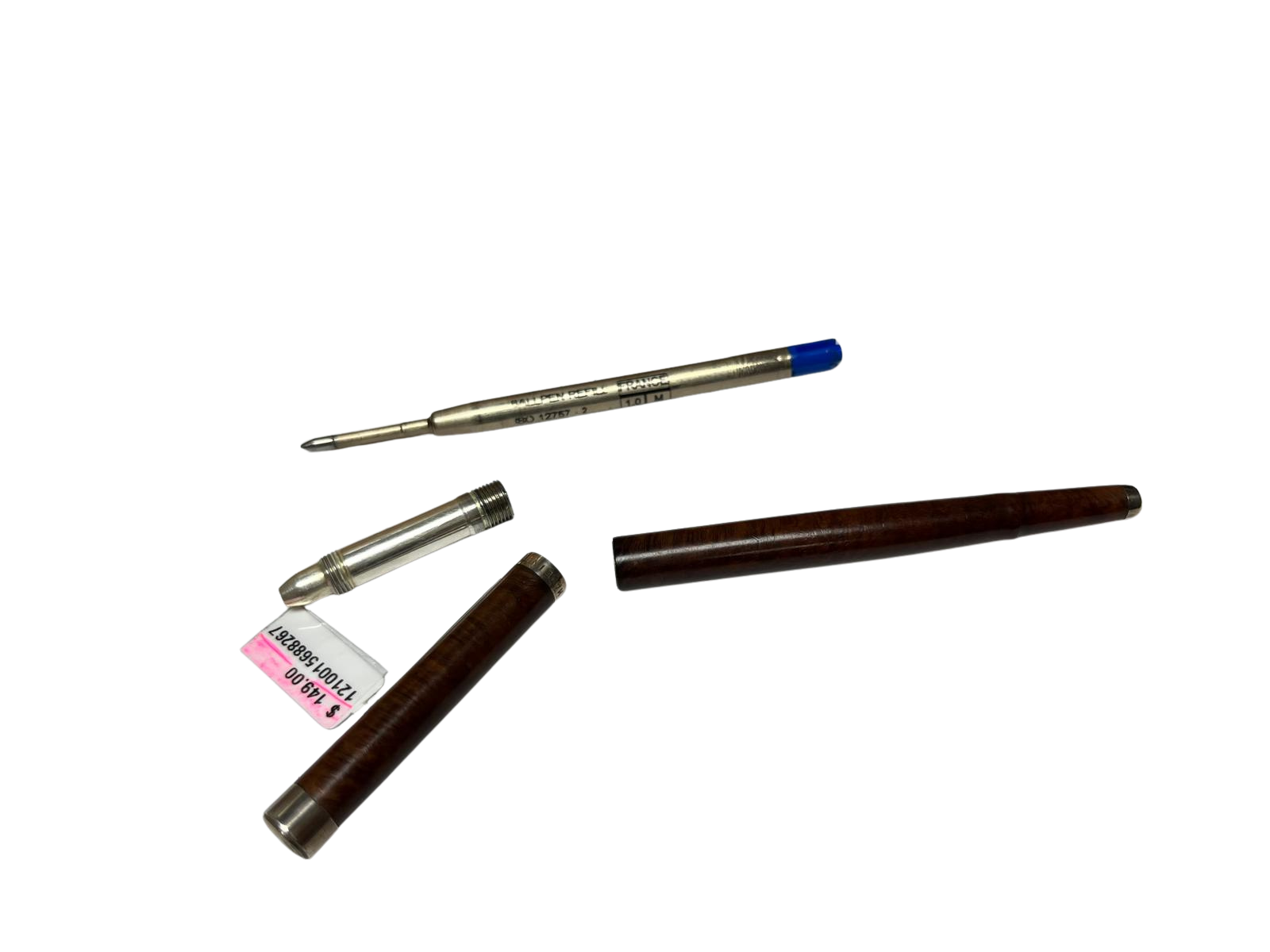 Trussardi Rollerball Pen Wood And Silver