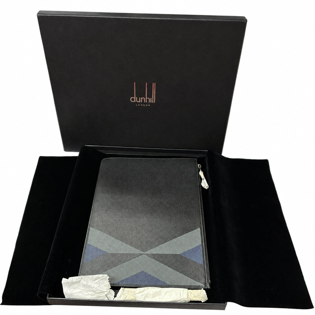 Dunhill Cadogan Marquetry Zip Folio