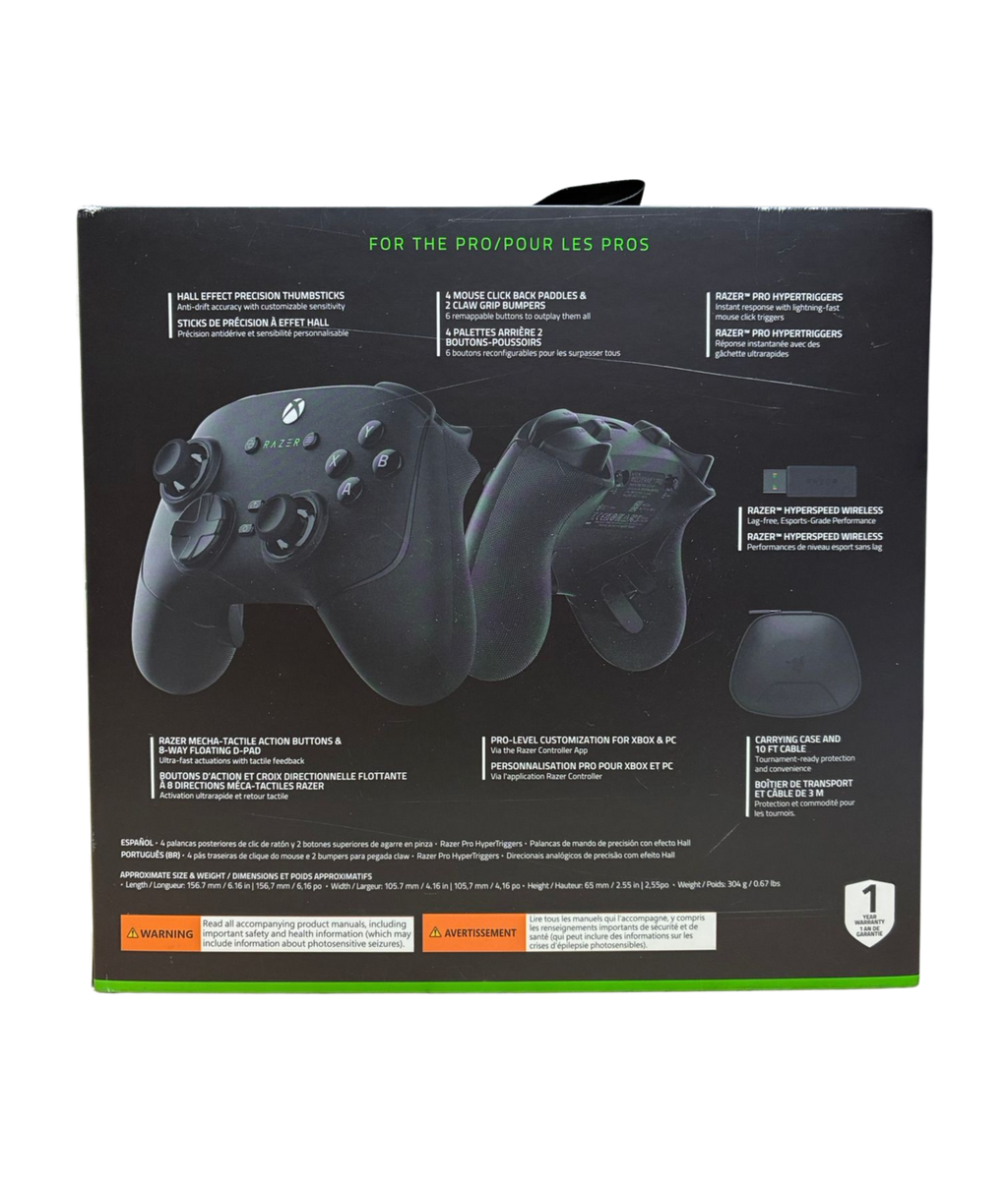 Razer Wolverine V3 Pro Wireless Gaming Controller For Xbox And PC Black