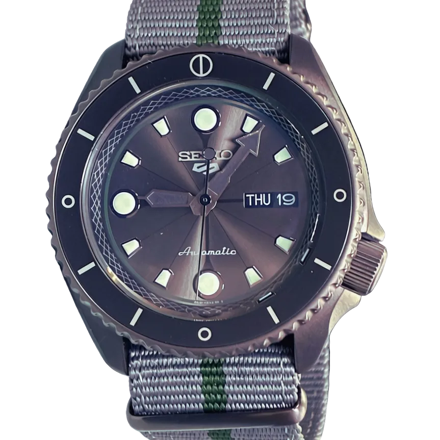 Seiko 5 Sports Naruto And Boruto Limited Edition Shikamaru Naran Watch Main image