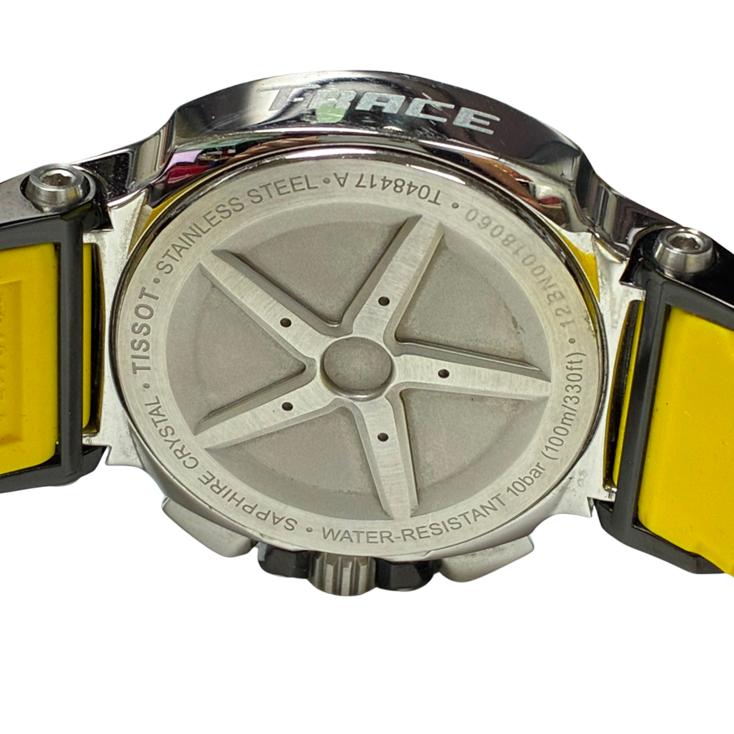 Tissot T048417A TRace Quartz Chronograph Yellow And Black Watch Secondary image