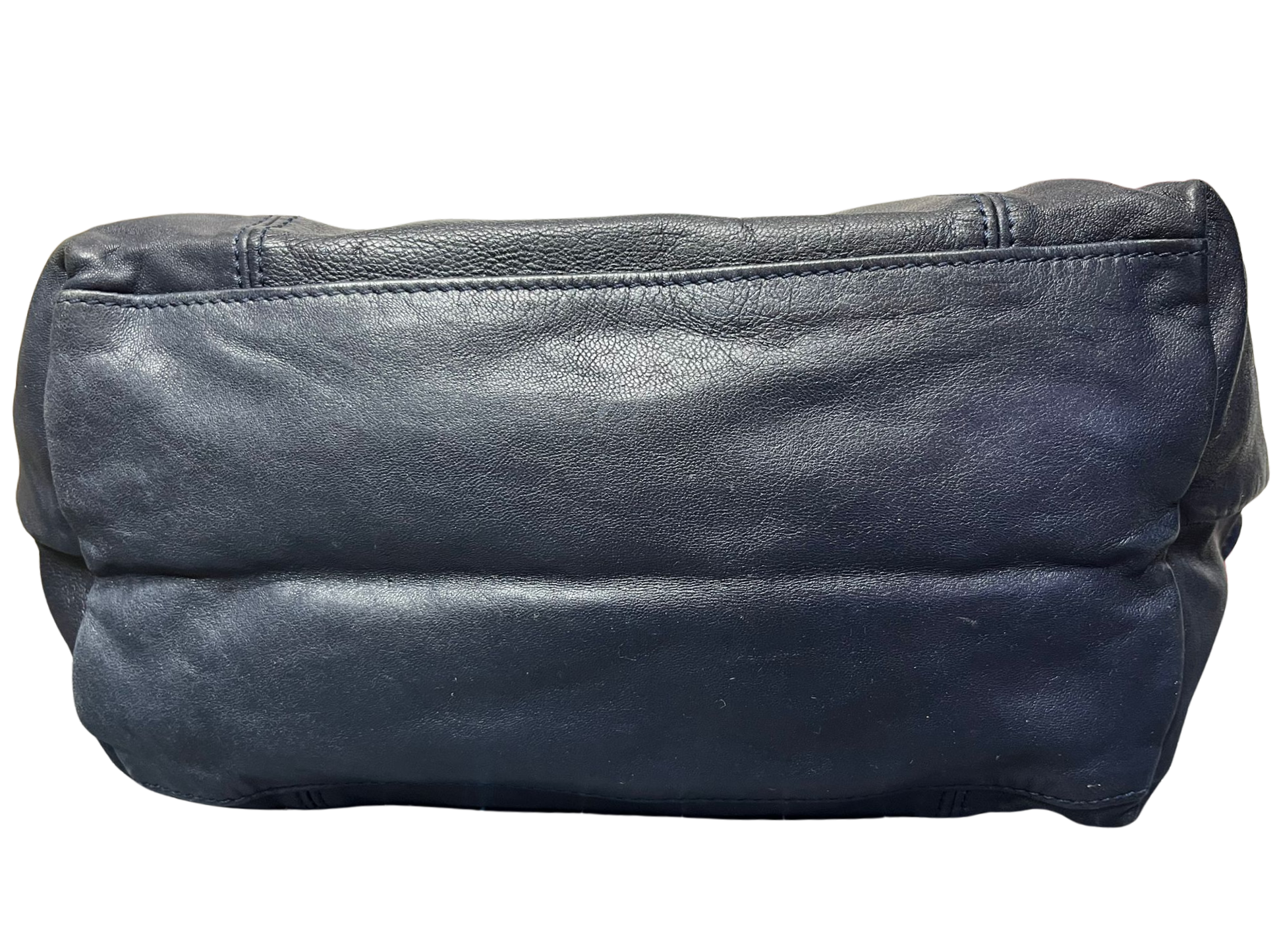 Longchamp Le Pliage Cuir Leather Top Handle Bag