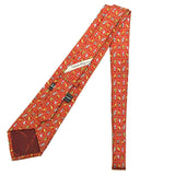 Salvatore Ferragamo Animals Red Necktie