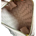 Bottega Veneta Intrecciato Mini Loop Camera Bag Leather Pink
