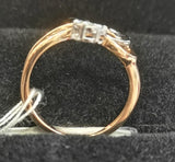 18K YG/WG Diamond ring