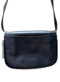 Vintage Lancel Paris Black Leather Shoulder Bag