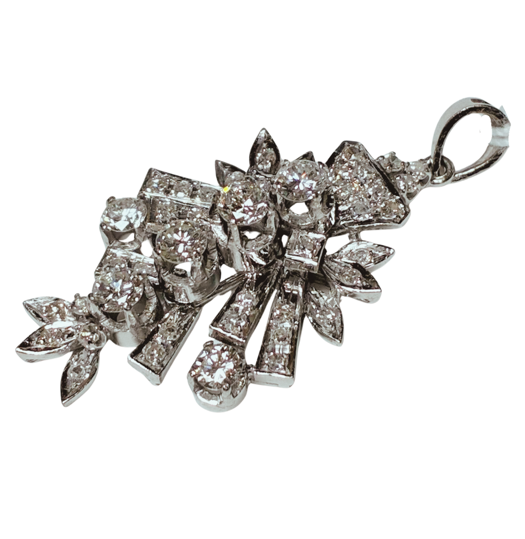 750WG Diamond Pendant 5.4GM