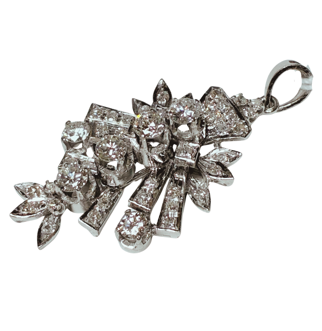 750WG Diamond Pendant 5.4GM