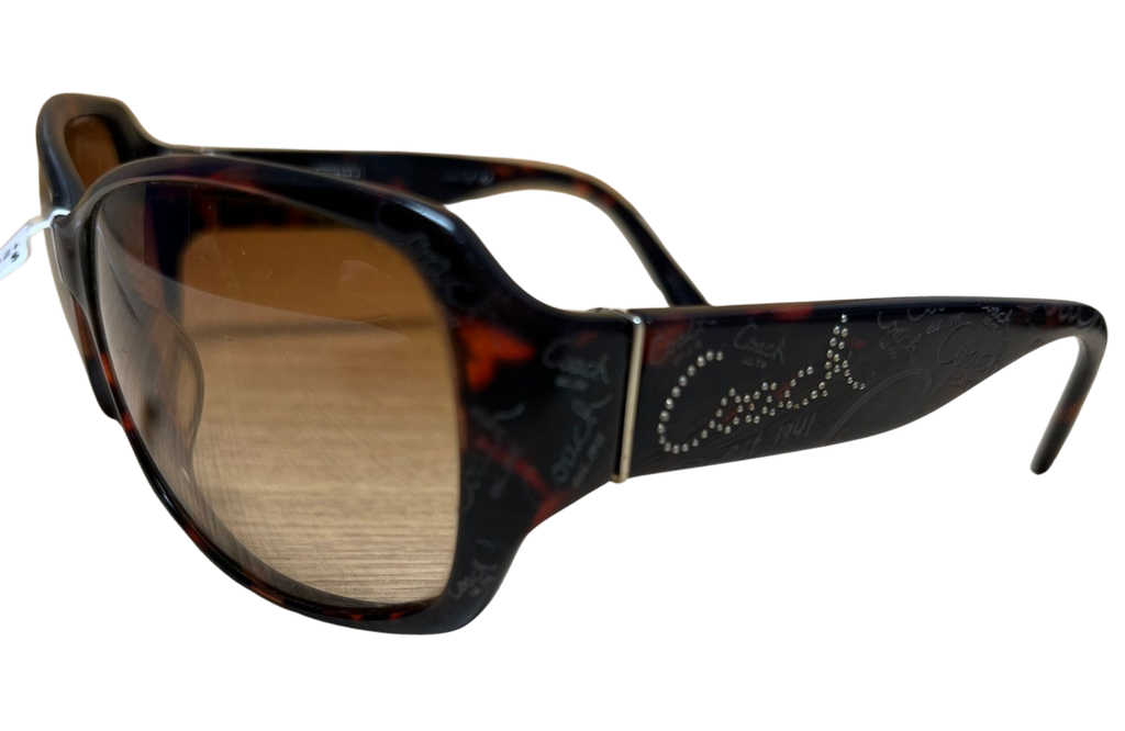 Coach Taryn S801 Butterfly Sunglasses Brown Tortoise