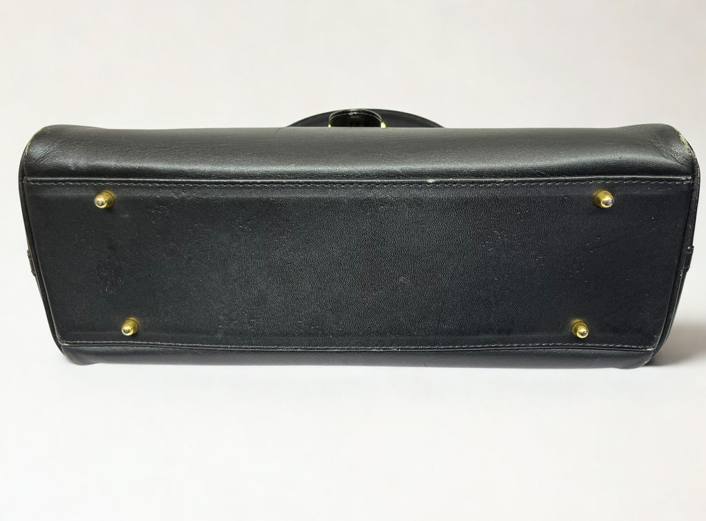 Vintage Valentino Garavani Top Handle Leather Handbag