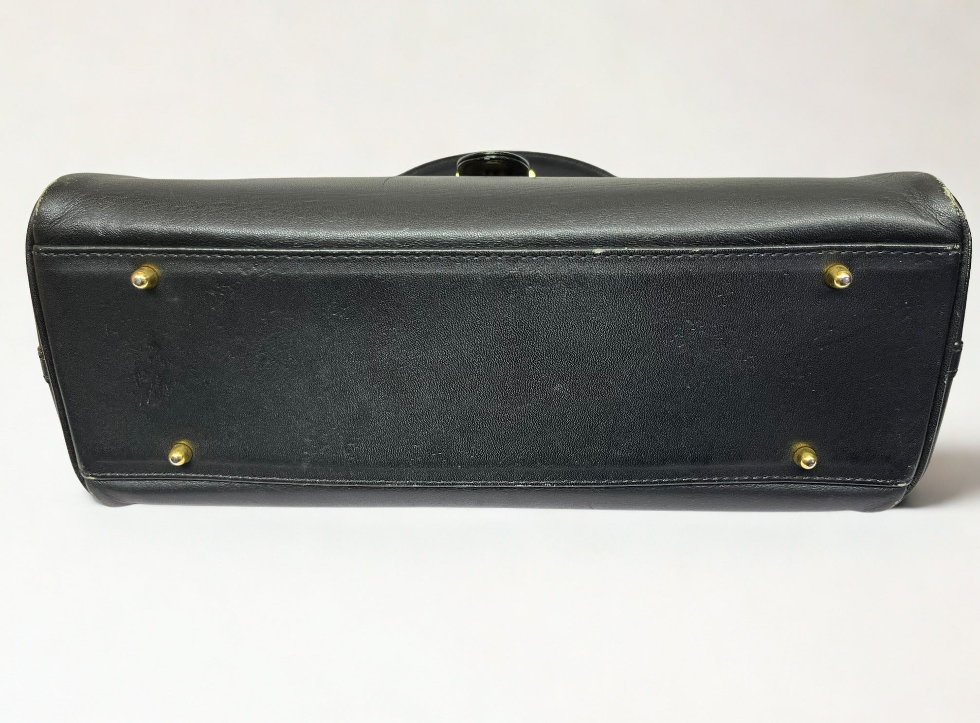 Vintage Valentino Garavani Top Handle Leather Handbag