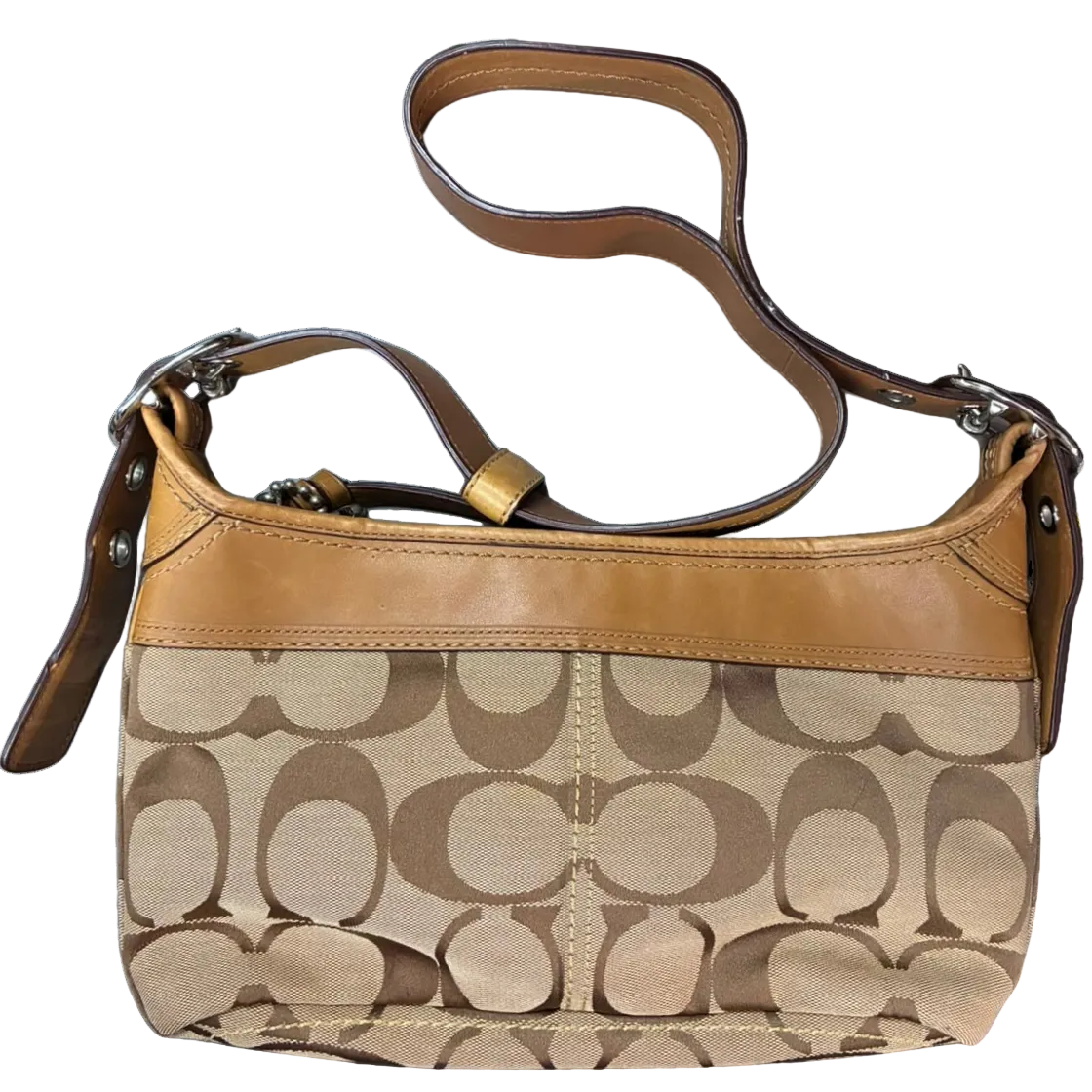 Coach J0932 F13359 Soho Signature Demi Pouch Shoulder Bag