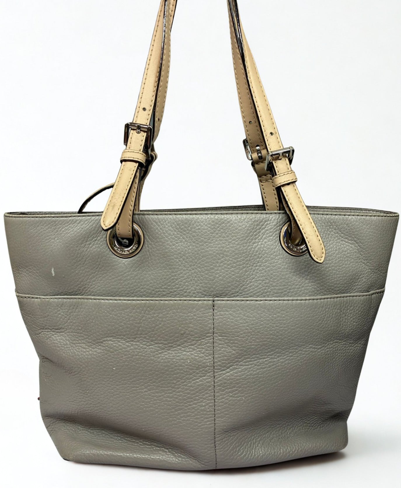 Michael Kors Bedford Top Zip Leather Pocket Tote Bag Secondary image