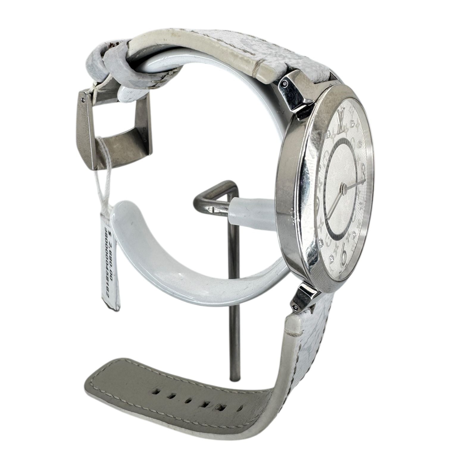 Louis Vuitton Tambour Slim Q1E01 Quartz Watch Ladys 33mm