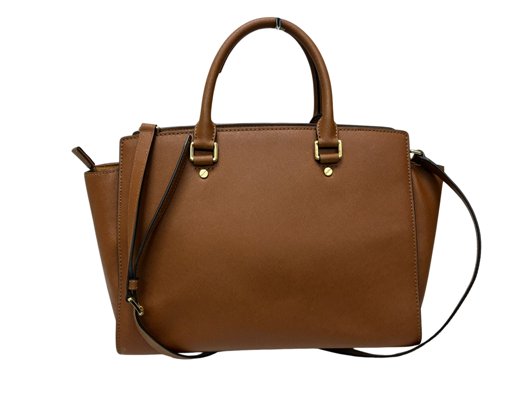 Michael Kors Selma Saffiano Leather Satchel Bag