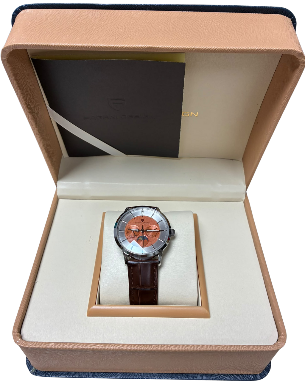 Pagani Design PD1795 Mens 40mm Japan VX3HA Chronograph Quartz Watch Sapphire Crystal 100m Waterproof Luminous Watch