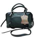 DKNY Leather Satchel Green