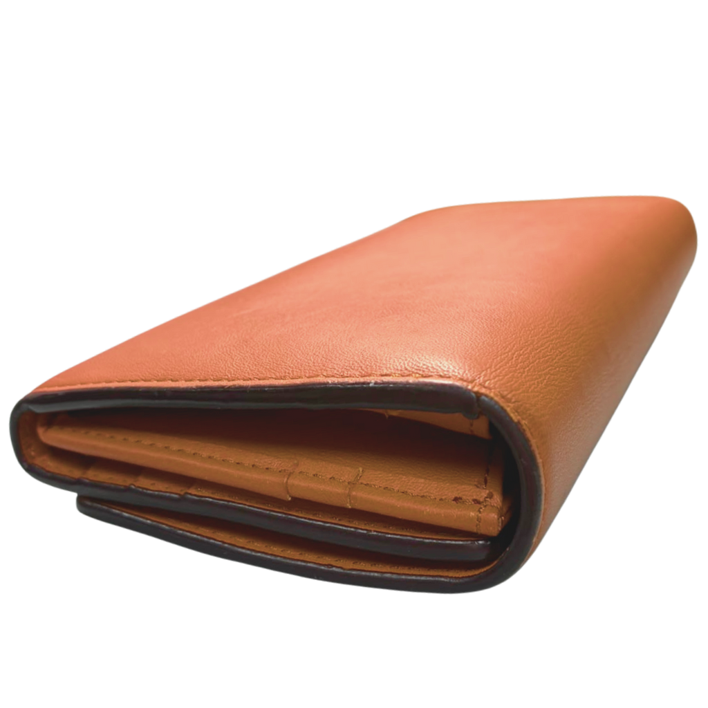 MCM Aren Large Logo Continental Flap Wallet