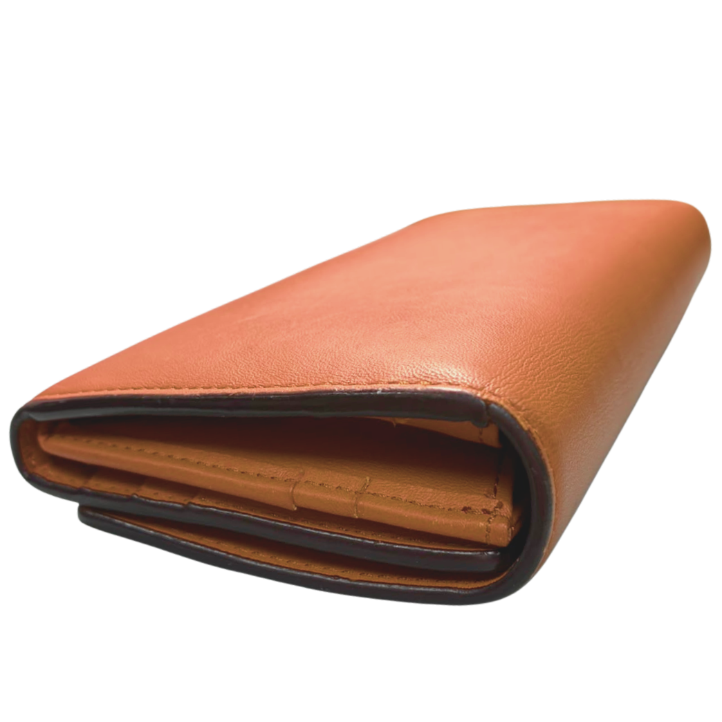 MCM Aren Large Logo Continental Flap Wallet