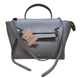 Celine Micro Belt Bag Grey Grained Calfskin Leather