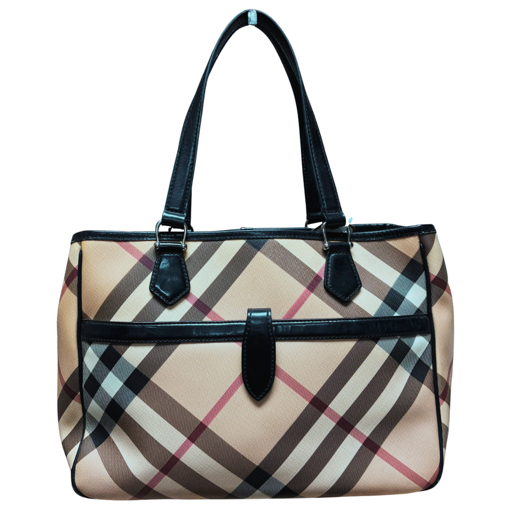 Burberry Nova Check Tote Bag