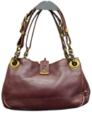 Bottega Veneta Brown Leather Napoli Bag