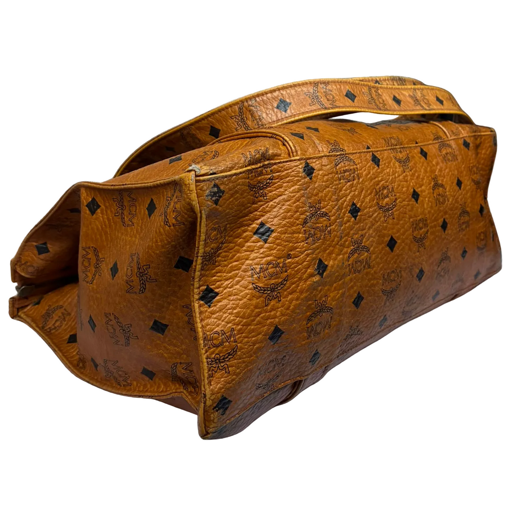 MCM Visetos Monogram Heritage Tote Bag