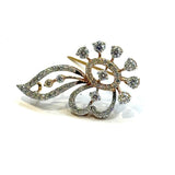 18KYG Diamond Brooch