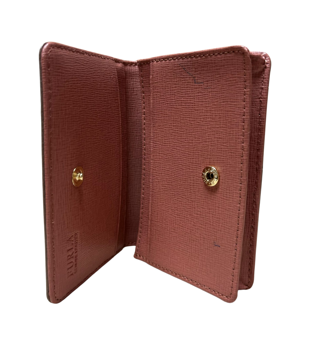Furla Yellow Leather Card Case