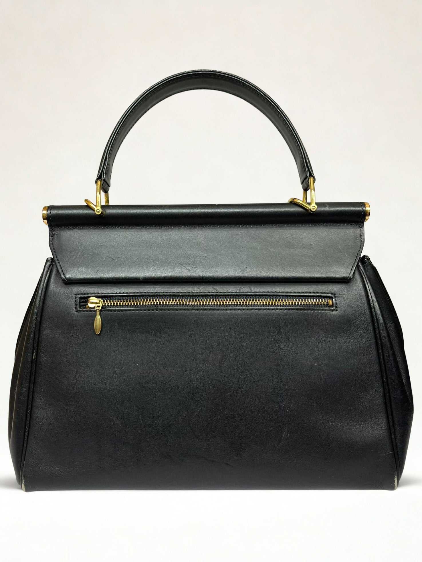 Vintage Valentino Garavani Top Handle Leather Handbag Secondary image