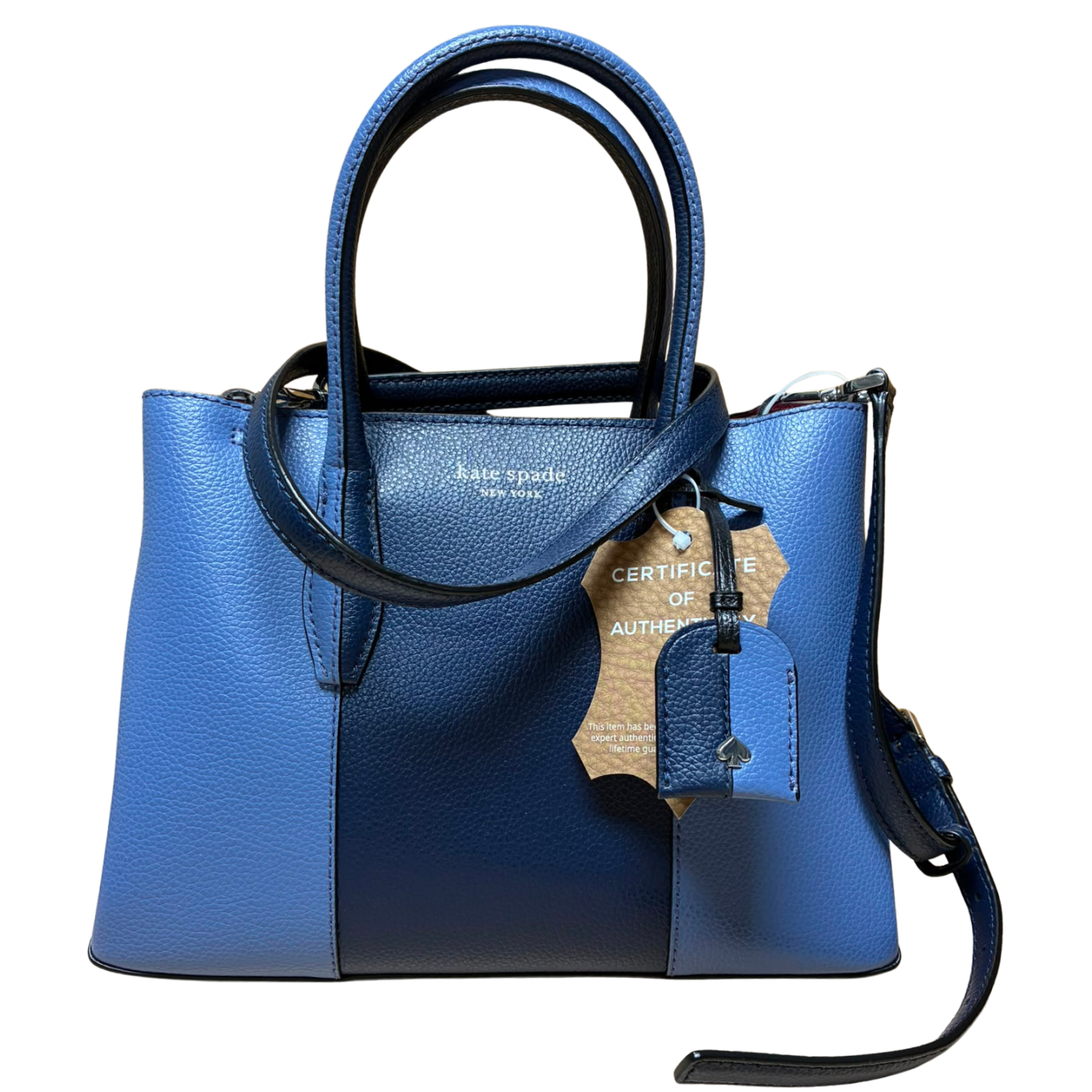 Kate Spade Eva Small Top Zip Satchel Blueberry Cobbler Main image