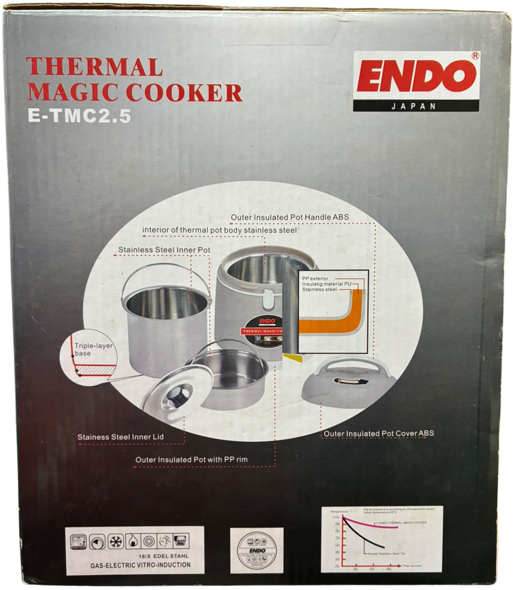 Endo ETMC2.5 2.5L Thermal Magic Cooker