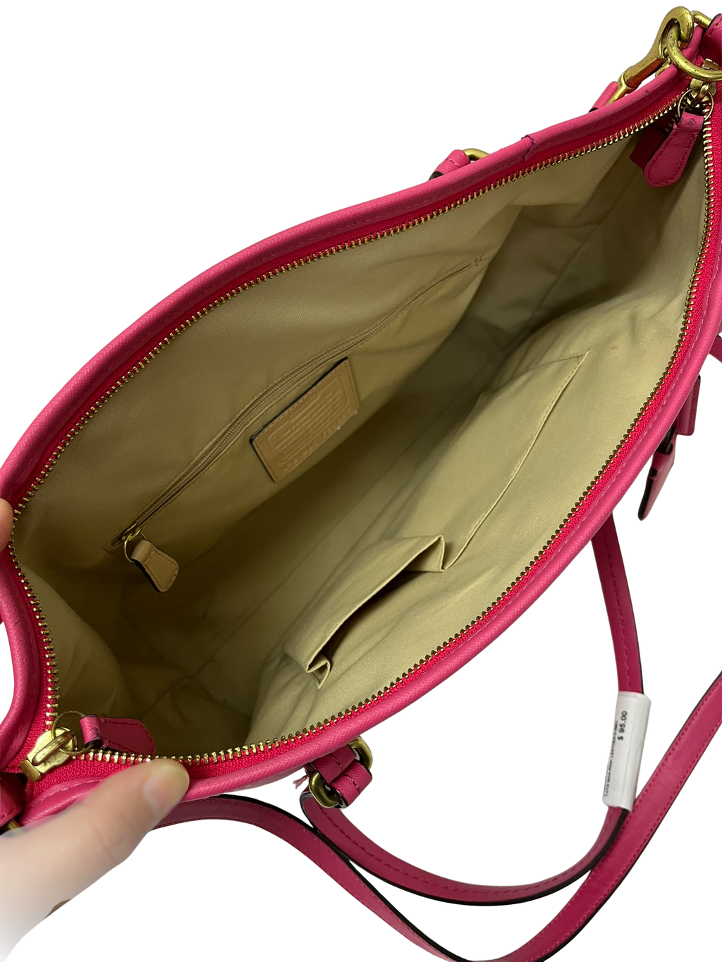 Coach Peyton Refined Leather Pocket Tote F25567
