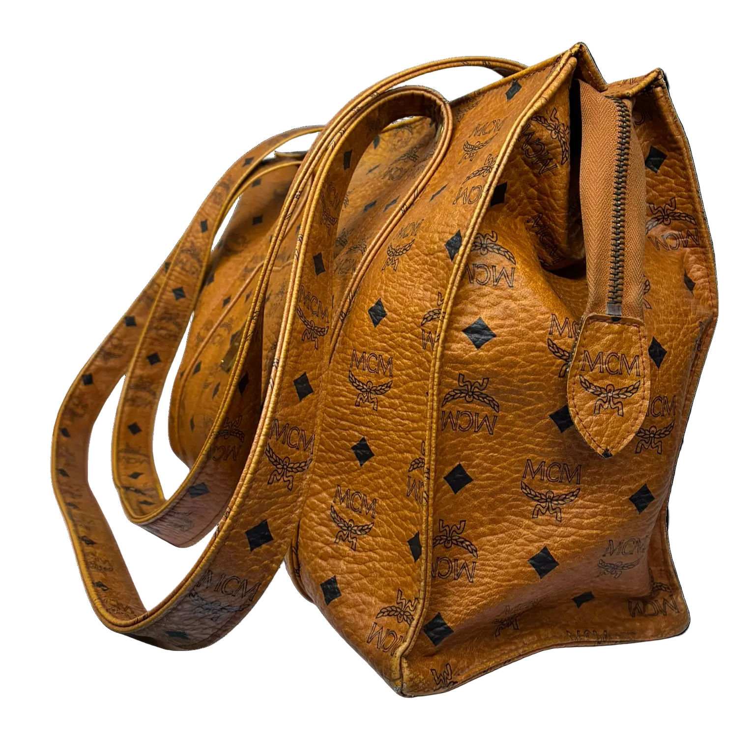 MCM Visetos Monogram Heritage Tote Bag