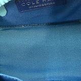 Cole Haan, Mini Boston Blue Leather Shoulder Bag (Marine Blue)