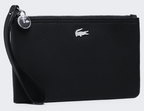 Lacoste Womens Daily Classic PVC Clutch Bag Wristlet NF3423DC PVC Noir