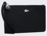 Lacoste Womens Daily Classic PVC Clutch Bag Wristlet NF3423DC PVC Noir