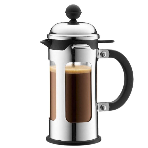 Bodum 1117016 Chambord French Press 3 Cup Coffee Maker 0.35L Chrome