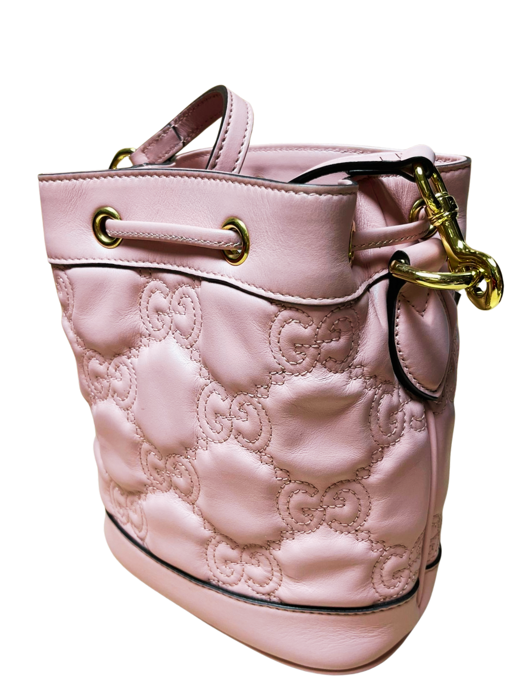 Gucci GG Matelassé Bucket Bag